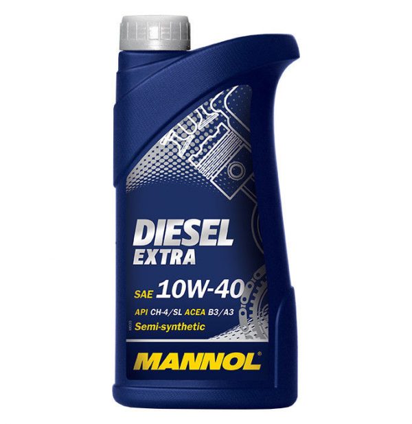Масло моторное полусинтетическое MANNOL Diesel Extra SAE 10w40 1L