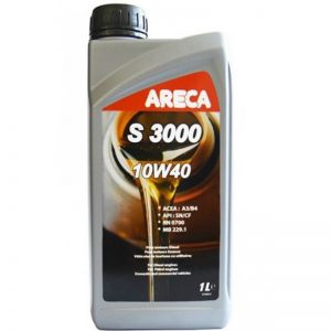 Масло моторное полусинтетическое Areca S3000 10w-40 1L
